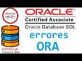 CERTIFICACION ORACLE DATABASE SQL 1Z0-071 | CONSULTAR ERRORES  (video 17)