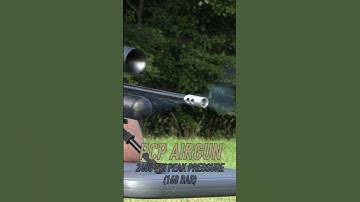 Muzzle Brake on an Airgun?🤔💨 #airguns #hunting #accuracy