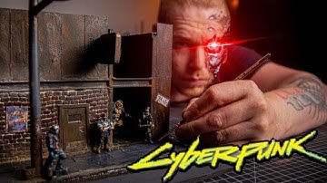 BUILDING A CYBERPUNK 2077 DIORAMA