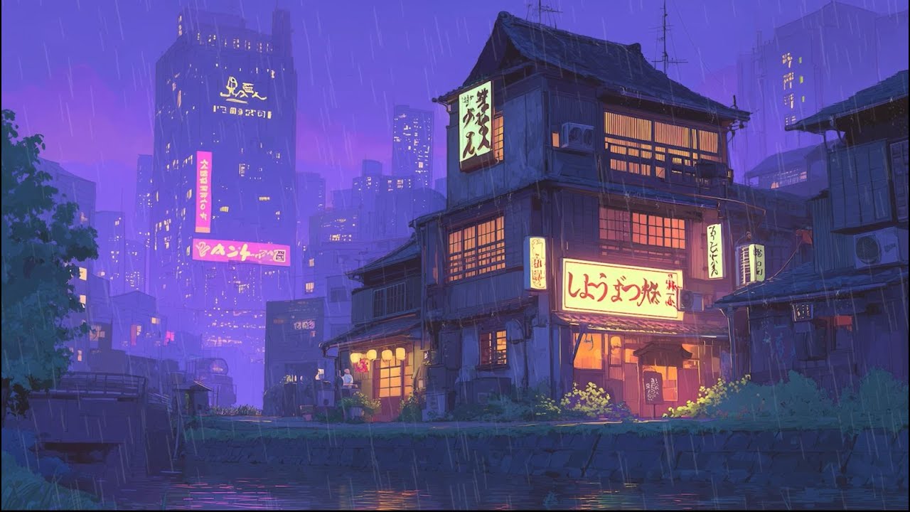 Tokyo Slow Hours 🌧️ Relaxing Lofi Beats 🎵 To Relax/ Study To