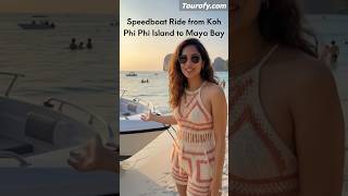 Speedboat ride from Koh Phi Phi Island to Maya bay