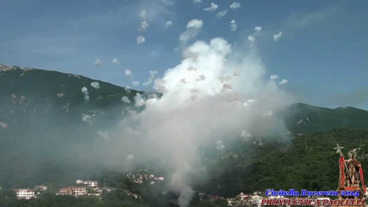 CIVITELLA ROVETO (Aquila) - Pirotecnica PAOLELLI (2014)