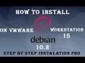 How To Install Debian 10.2 on Vmware Workstation 15 || debian 10.2 review