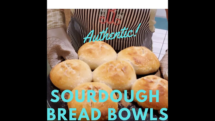 Authentic Crusty Sourdough Bread Bowls for Soup - Only 3 Ingredients!!!