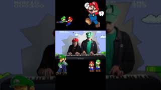 Super Mario (4 hands piano!) #shorts #supermario