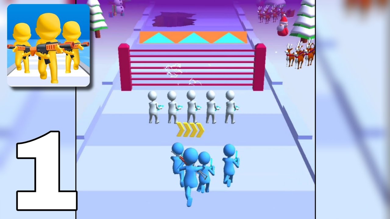 GUN CLASH 3D: Imposter Battle -All Levels Gameplay-1