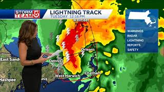 WCVB Cape Cod Tornado Coverage Part 5 (7/23/19)