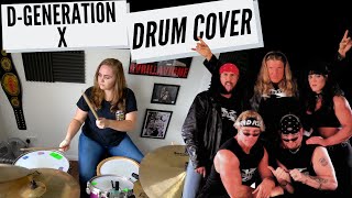 WWE D GENERATION X THEME DRUM COVER