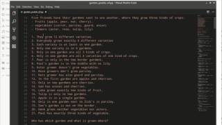 Garden Puzzle solved using Python + Z3 Theorem Prover