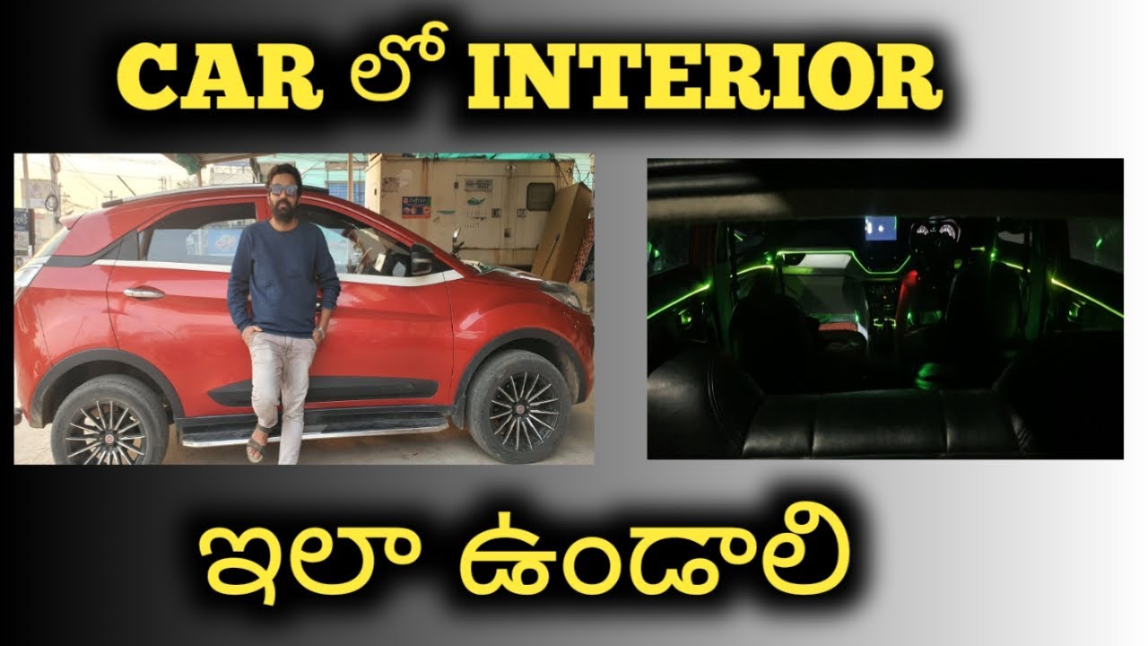 CAR INTERIOR LATEST MODIFICATIONNEXON AMBIENT LIGHT YouTube