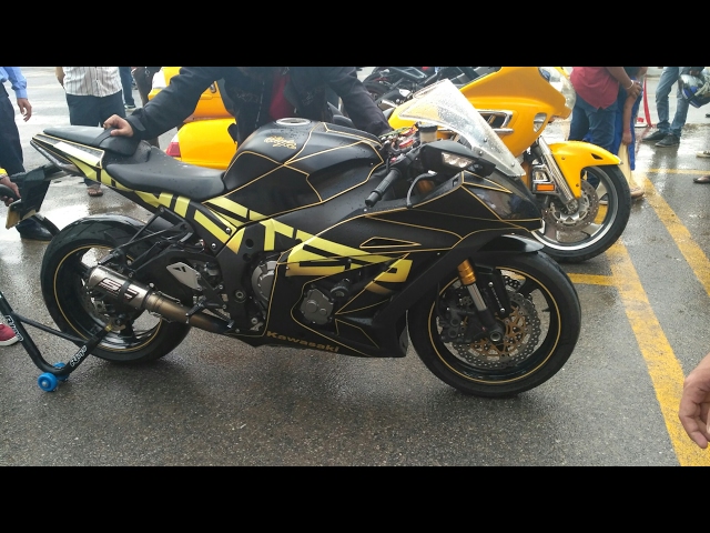 Kawasaki Ninja ZX10r Loudest Exhaust Sound| India Superbike