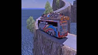 Driver Bus Brutal on Dangerous Roads - Euro Truck Simulator 2