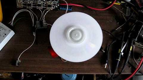 CD-ROM motor on steroids - testing 12kW DIY BLDC controller