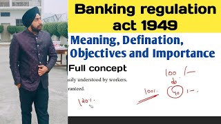 Banking regulation act 1949 bcom | Introduction, History, Objectives and Defination of banking |