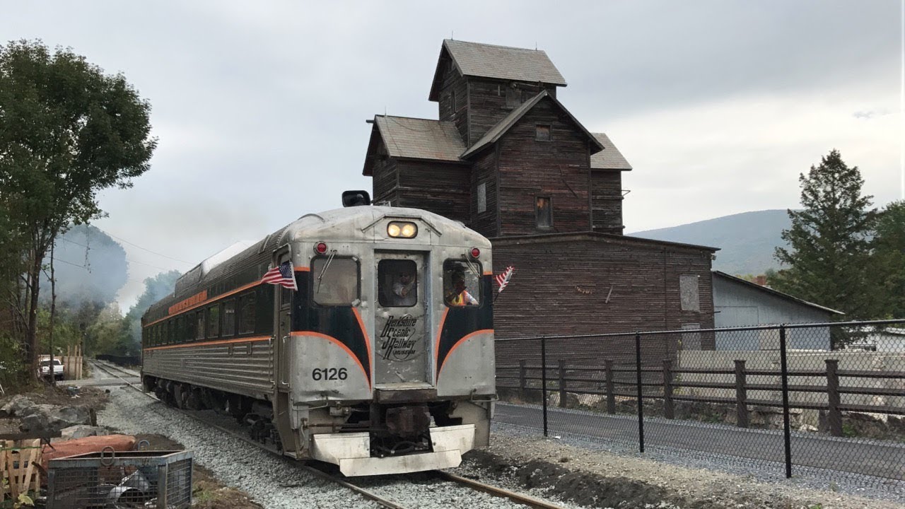 First day of Berkshire Scenic RR excursions to Hoosac St