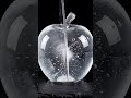 Crispy Glass Apple Getting Cut #asmr #satisfying