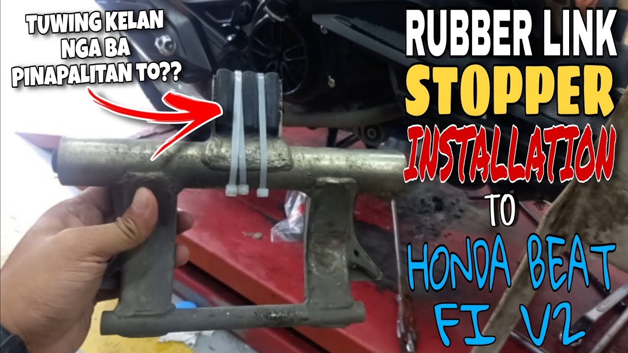 Honda Beat FI V2 Rubber Link Stopper Installation YouTube