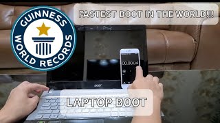 WORLD RECORD!! Fastest boot with SSD! Wealth