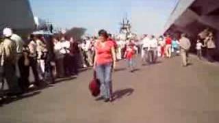 How many russians wanted to visit spanish frigate