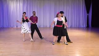 Winter Showcase 2022 - Lindy Hop Spotlight - George & Jen, Karen & Adib