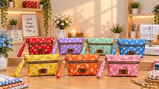 Don’t Be Afraid of Zippers! This Colorful Wallet Is So Easy to Sew! ✂️