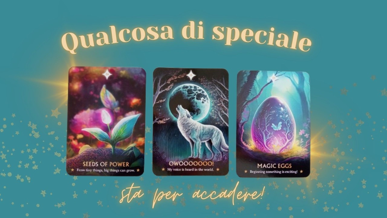 Qualcosa di speciale sta per accadere 🤩​🍀​💫​ Tarocchi interattivi 🧿​🧿​