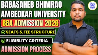 BBAU BBA Admission 2026 Complete Details | Seats, Fee Structure, Eligibility, Admission Process