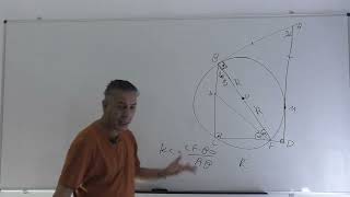 פתרון בגרות 581 חורף 2019 שאלה 4-גיאומטריה עם מעגל,דמיון ומשפט חוצה זוית.