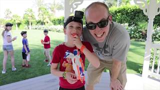 Nerf War : Superhero Kids take on Twin Toys! (Twin Toys) Nerf War : Superhero Kids take on Twin Toys! (Twin Toys)