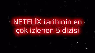 Netflix tarihinin en çok izlenen 5 dizisi