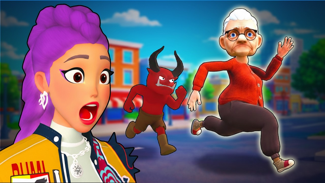 RUMI de las KPOP DEMON HUNTERS salva a la Abuelita (I Am Cat VR