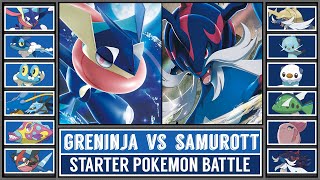 GRENINJA vs SAMUROTT | Water Starter Pokémon Battle [Pokémon Scarlet &amp; Violet]