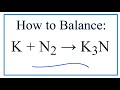 Balancing Chemical Equations Concepts