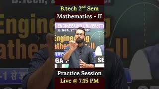 Engineering Mathematics - II | Unit - 01 | Mega Practice Session | B.tech 2nd Sem | BEU Patna #beu