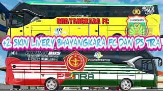 Livery Bussid PS TIRA Dan BHAYANGKARA FC ||| BUSSID V2.8 || Liga 1 Indonesia screenshot 5