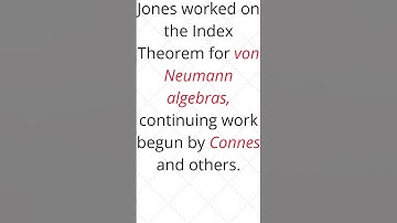 Vaughan Jones : Fields Medalist 1990