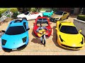 GTA 5 - Stealing Rapper&#39;s Luxury Cars With Michael | (Real Life Cars #46)