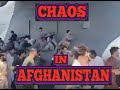 CHAOS: AFGHANS FALL FROM US MILITARY PLANES