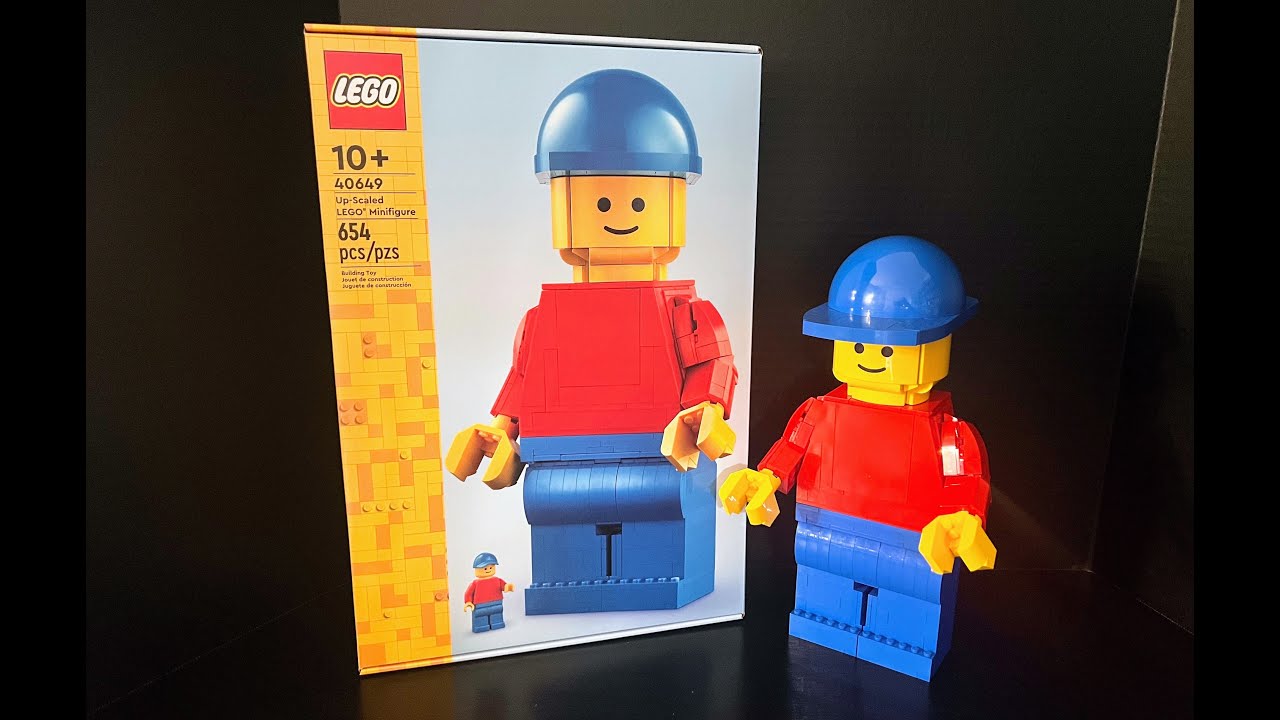 ASMR Build LEGO Up-Scaled LEGO Minifigure