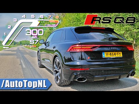 AUDI RSQ8 0-300km/h ACCELERATION & EXHAUST SOUND by AutoTopNL