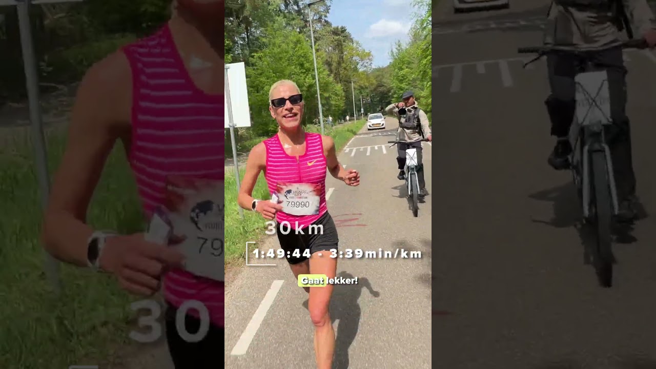 Ik had de eer om Mikky 50km te hazen tijdens de Wings for life run. #wingsforlife