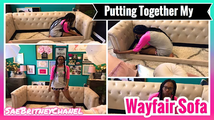 Putting Together | My Wayfair Sofa (Velvet Chesterfield Sofa)