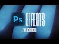 Top 4 FREE Photoshop Effects which feels PREMIUM (for Beginners)