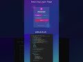 Animated Login &amp; Signup Form in React 🔥 | Flip Card UI with CSS &amp; Styled-Components