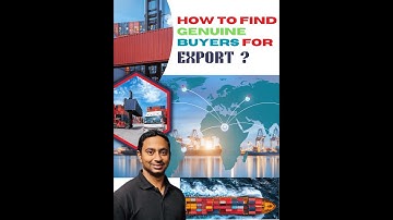 How To Find Genuine Buyers For Export | Technology Se Safe Export | #export #finance #business