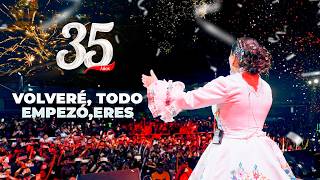 Dina Paucar - Mix Volveré, Todo empezó, Eres (En Vivo) | 35 Años de Historia