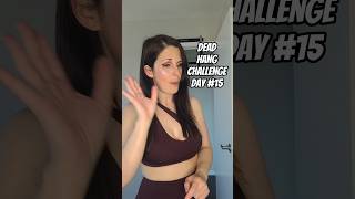 Dead Hang Challenge: Day 15 #deadhang #fitnesschallenge #fixyourposture #gymshark #gymsharkwomen