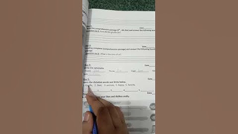 Class 2 | English | day 5