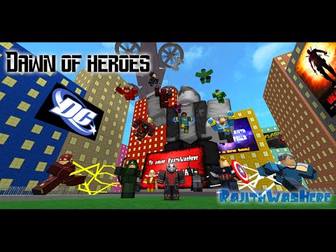 Roblox Marvel Dc Dawn Of Heroes Youtube - marvel dc dawn of heroes updates roblox go