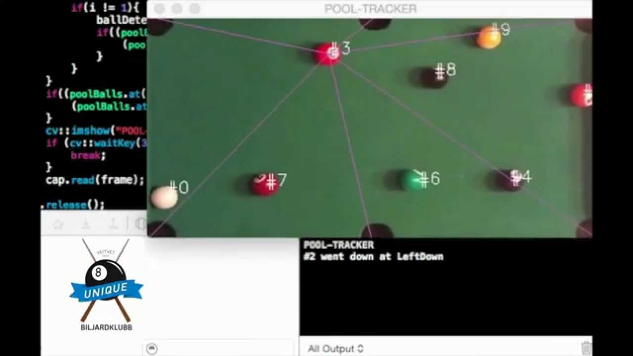 Pool detection and path identification with OpenCV - YouTube